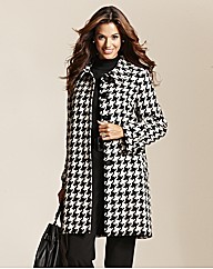 Fabrici Houndstooth Coat