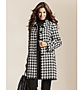 Fabrici Houndstooth Coat