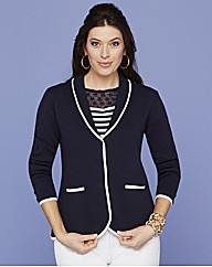 Contrast Tipped Jacket