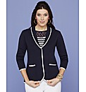 Contrast Tipped Jacket