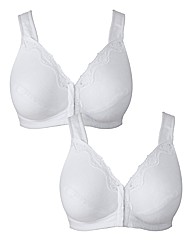 Shapely Figures White Bra Pack