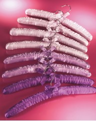 Scented Satin Coathangers Set of 8