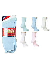 Thermal Socks Ladies Pack of 6