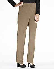 Zip Stretch Trousers Length 25in