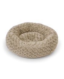 Beige Oval Doughnut Pet Bed - 53cm