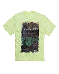 Label J Neon Print T-Shirt Reg