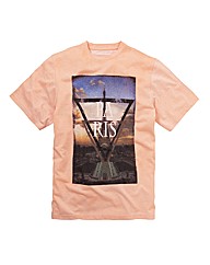 Label J Neon Print T-Shirt Long