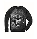 Label J Print Crew Neck Sweatshirt Reg