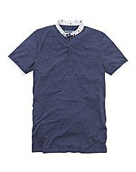 Label J Contrast Collar Polo Long