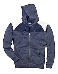 Label J Full Zip Contrast Hood Reg