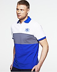 Flintoff By Jacamo Colour Block Polo L