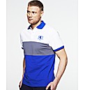 Flintoff By Jacamo Colour Block Polo L