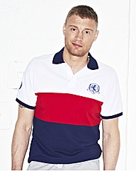 Flintoff By Jacamo Colour Block Polo L