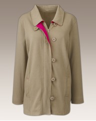 Fleece Button Jacket