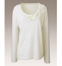Sweater With Corsage detail