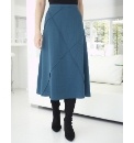 Crepe Stitch Detail Skirt 27in