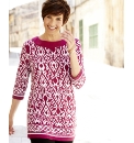 Border Print Jersey Tunic Length 28in