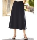 Soft Jersey Skirt With Belt Length 29in