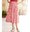 Mono Print Jersey Skirt Length 32in