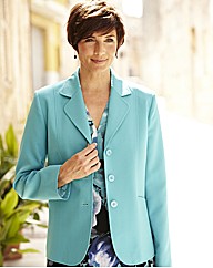 Textured Fully Lined Polyester Blazer