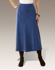 Mock Suede Skirt Length 32