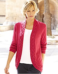 Edge to Edge Cardigan with Cable
