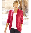 Edge to Edge Cardigan with Cable