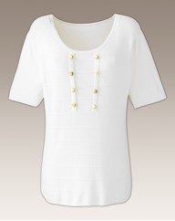 Sweater with Buttons