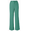 Linen-Look Trousers Length 29in