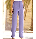 Linen-Look Trouser Length 27in