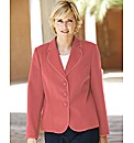 Tailored Jacket With Contrast Piping