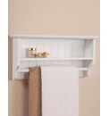 Colonial Towel Rail With Shelf