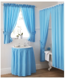 Plain Dye Bath Curtain