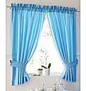 Plain Dye Curtain Set & Tie Backs