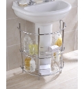 Chrome Underbasin Storage Unit