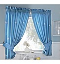 Butterflies Lined Voile Curtain Set