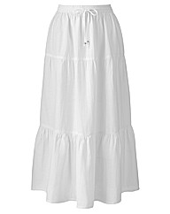 Linen Skirt Length 25in