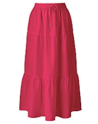 Linen Skirt Length 25in