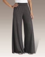 Jersey Palazzo Trousers Length 27in
