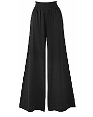 Jersey Palazzo Trousers Length 29in