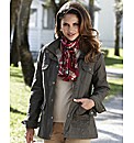 Zip and Popper Waxed Jacket