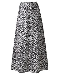 Printed Jersey Skirt