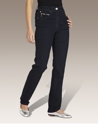 Straight Leg Embellished Jeans 27in