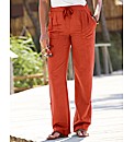 Cargo Linen Trousers 29in