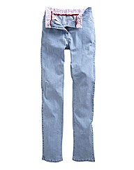 Lower Rise Straight Leg Jeans 31in