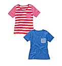 Pack of 2 Stripe T Shirts