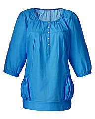 Roll Sleeve Blouse