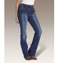 Bootcut Jeans with Plaited Belt 28in