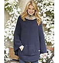 Fur Trim Poncho