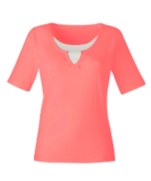 Mock Insert Jersey Top
